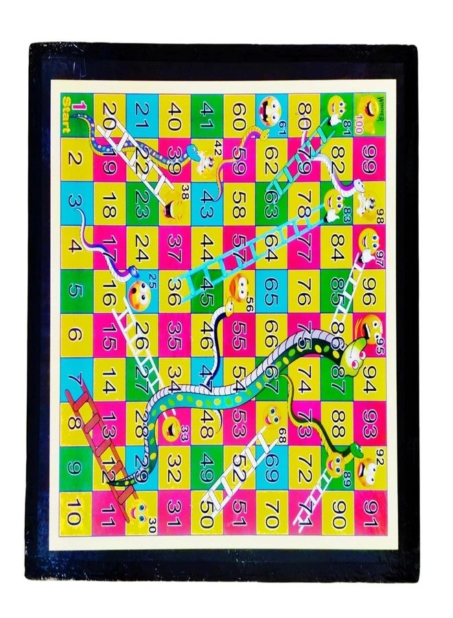 Snakes & Ladders & Ludo Set - 2-in-1 Classic