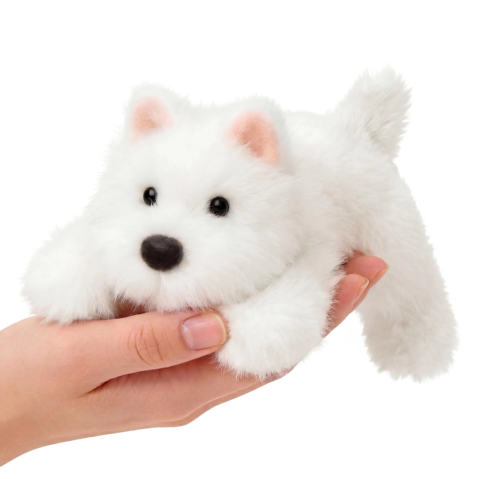 Peach Cat West Highland White Terrier - 18 cm