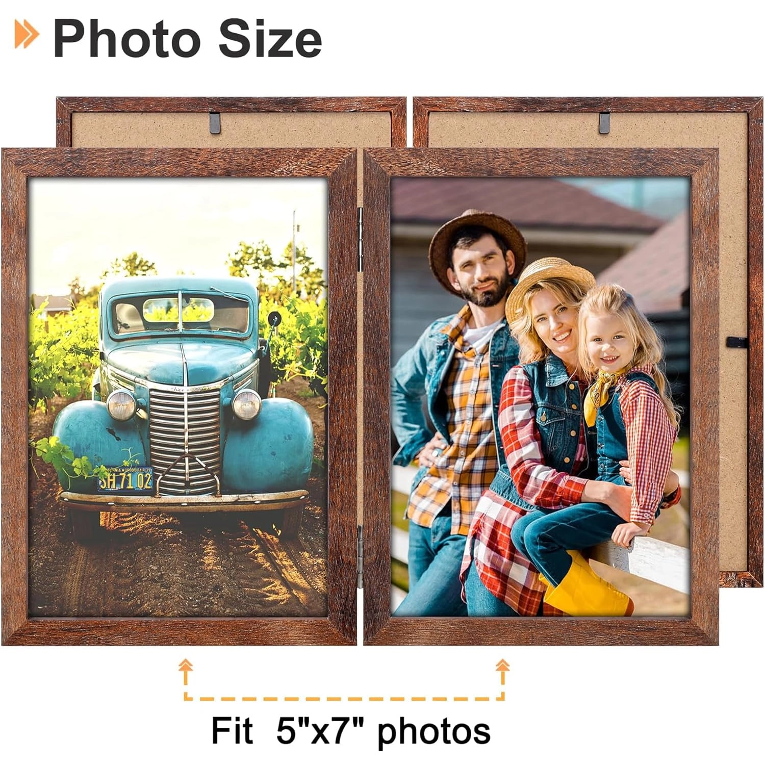 Double Picture Frame - 5x7 two
