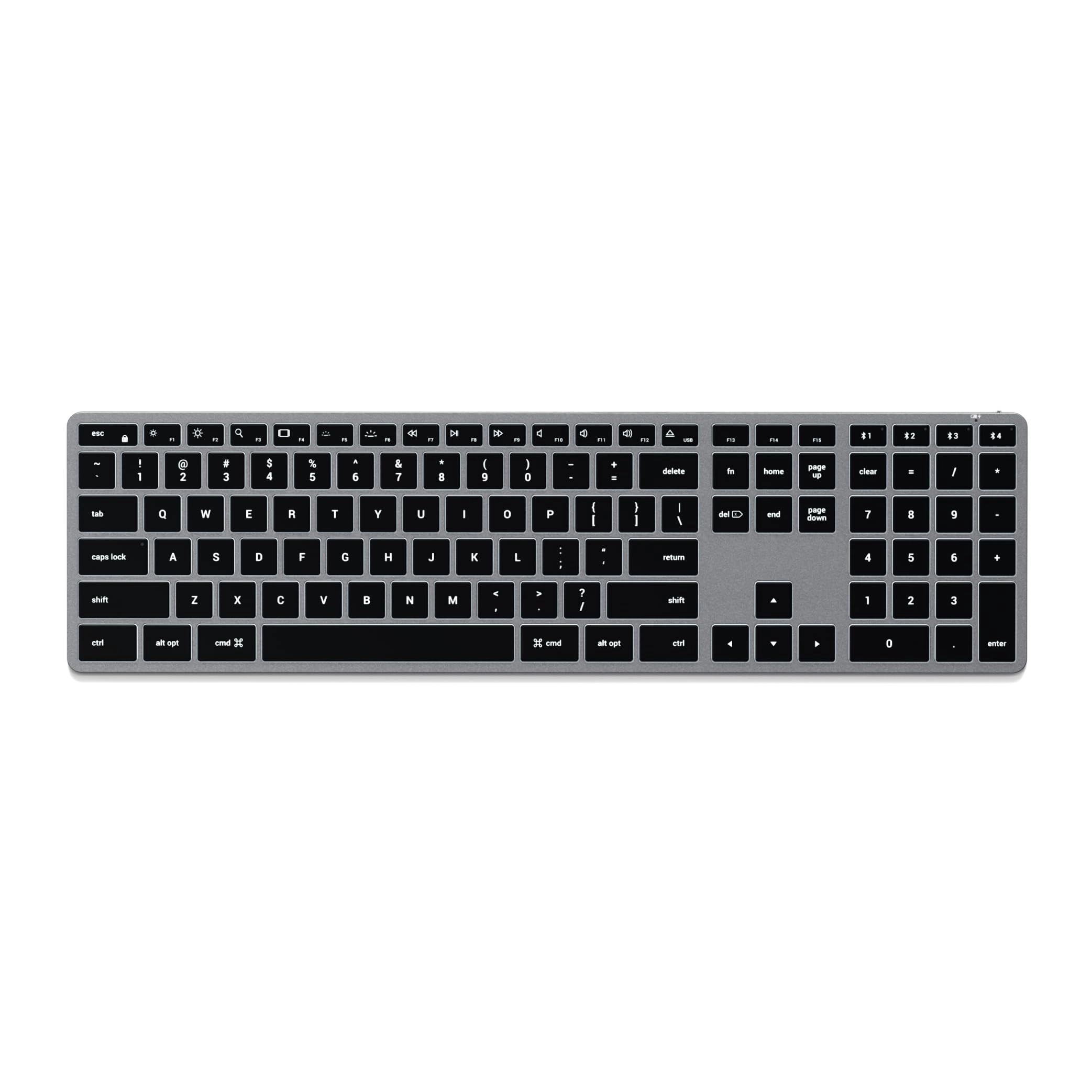 Satechi Slim X3 Bluetooth Backlit Keyboard - Wired/Wireless