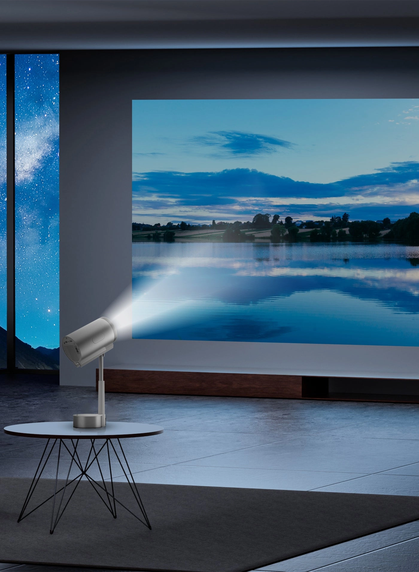 LUMIO Smart FHD Projector 9049070092 180 ANSI Lumens