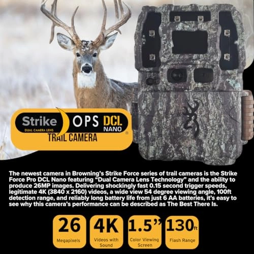 Strike Force Pro DCL Nano - 26MP + 32GB Ultra SDHC UHS-I Memory Card + All-In-One High Speed Card Reader