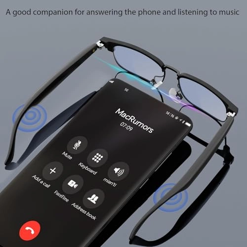 Smart Bluetooth Glasses - Open-Type Speakers Blue Light Lenses Bluetooth 5.3