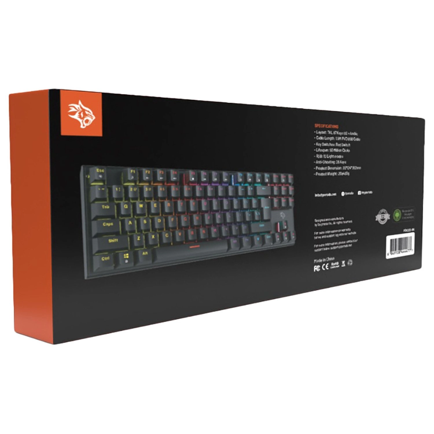 61 Keys Pudding Mechanical Keyboard - EN/AR Wired