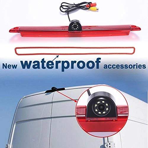 Brake Light Reversing Camera + Rear View Mirror Monitor - Night vision 628 x 586 pixels