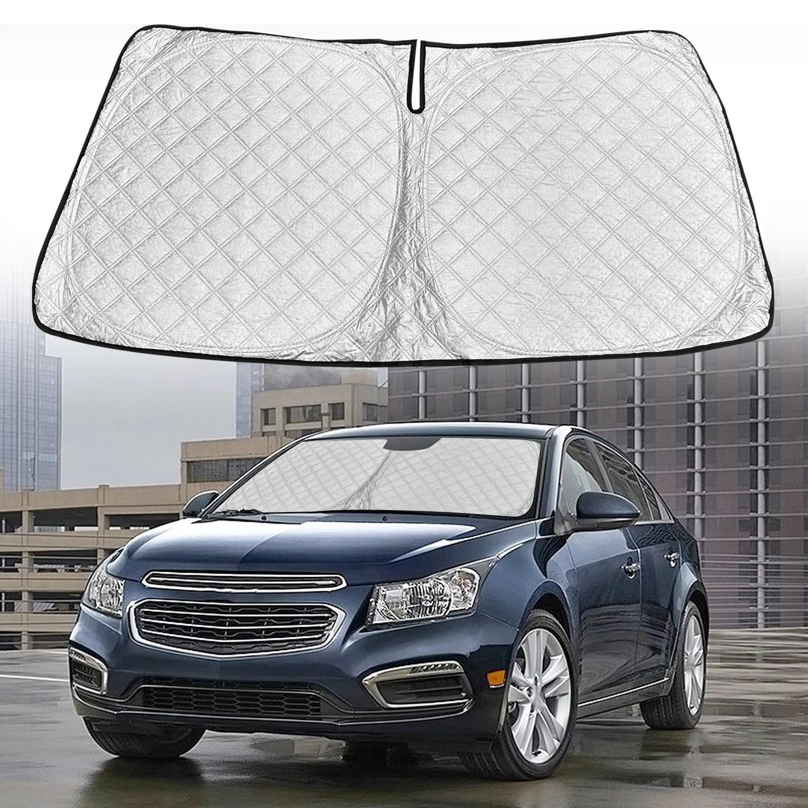 LANZMYAN Front Windshield Sun Shade - Toyota Highlander 2015-2019