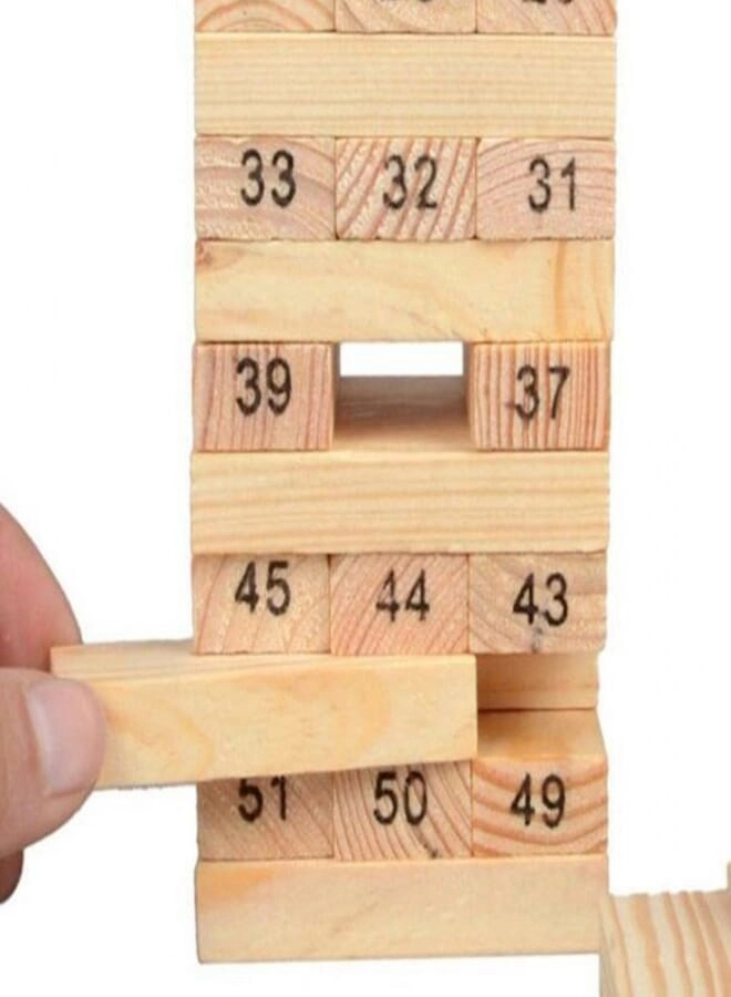 Numerical Building Block Set - 54 pcs