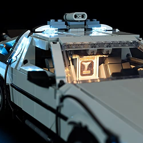 LED Light Kit for Back to The Future - Lego 10300