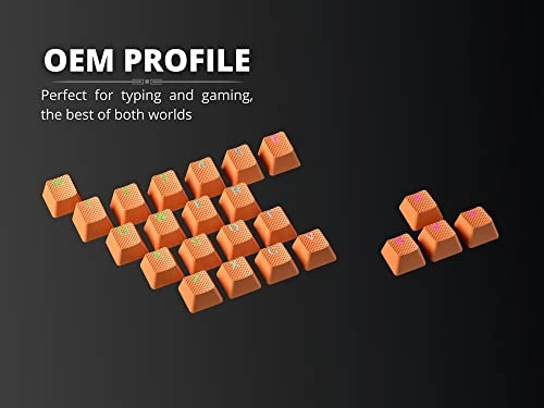 Rubber Keycap Set - OEM Profile Pistachio 23 Keys