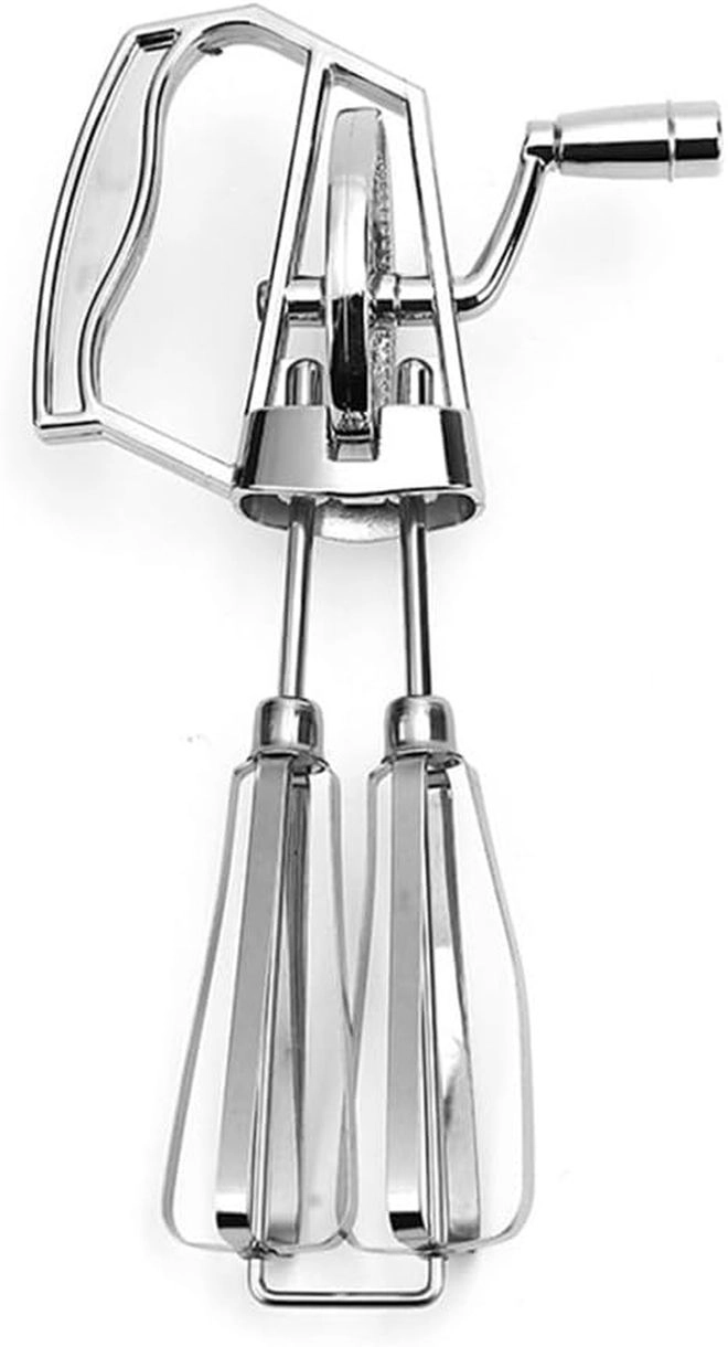 Tufgo Manual Hand Mixer - Small Stainless Steel Adjustable Speed