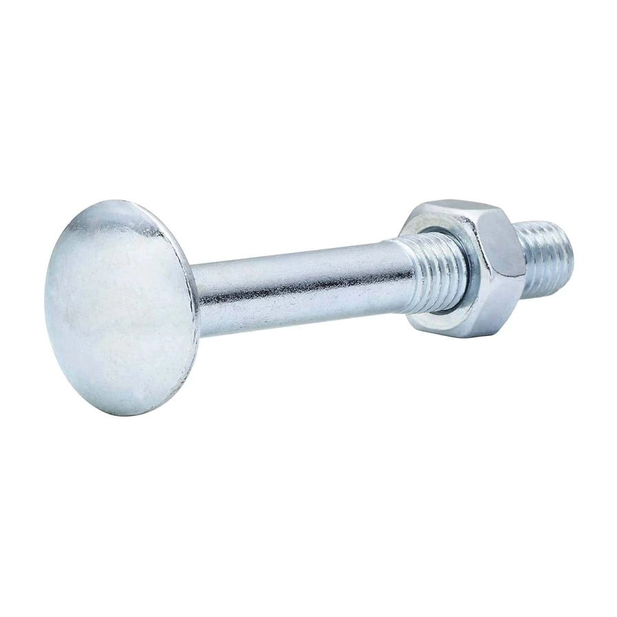 Square Coach Nut & Bolt - 60 mm M8