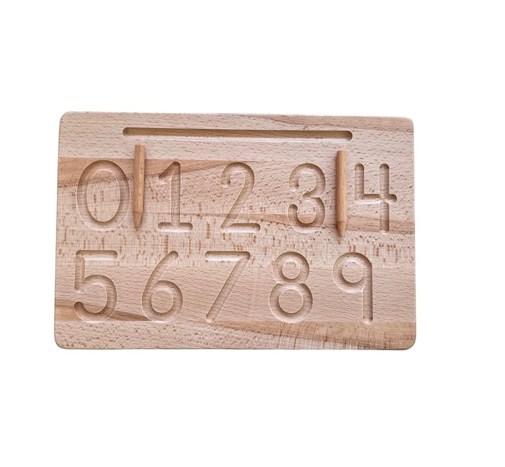 Tracing Number Board - Suitable for 3 years and above 3 Pcs