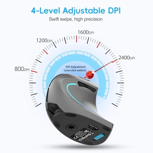 Vertical Mouse - Wi-Fi,