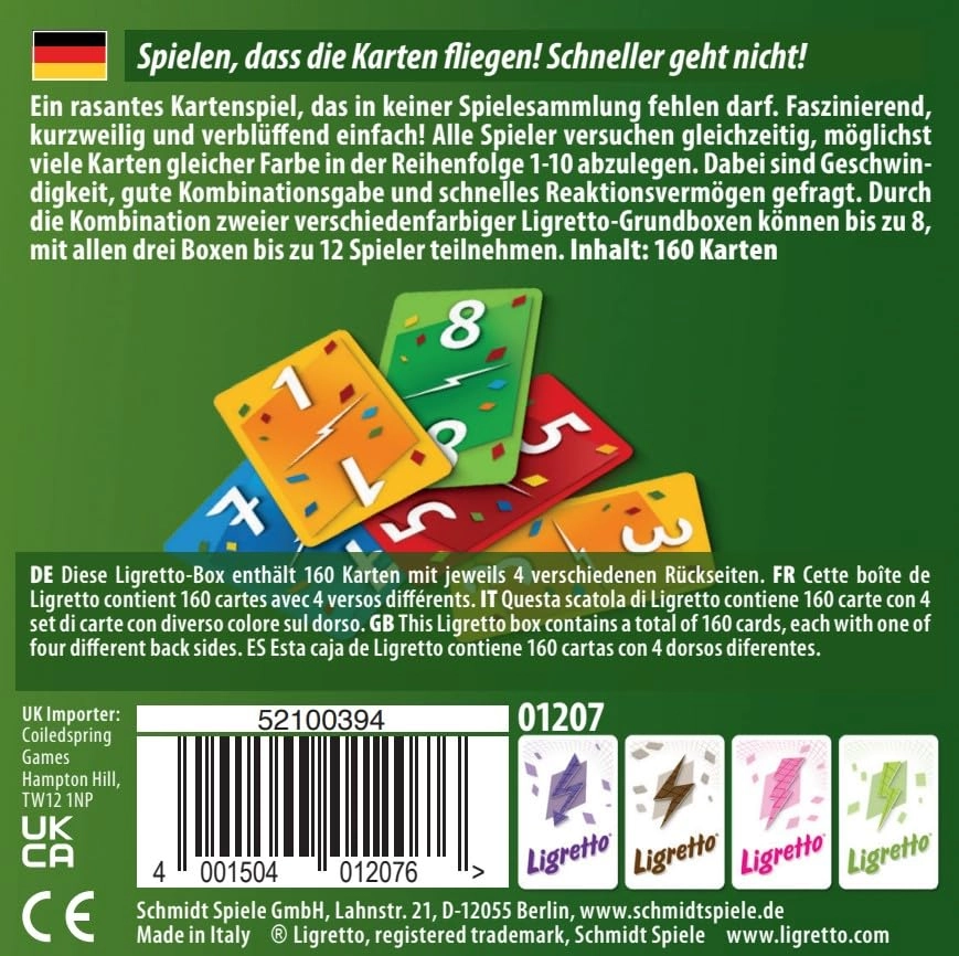 Ligretto - Green Card Game