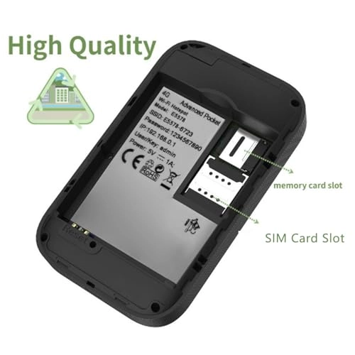 Portable WiFi Hotspot - 4G 5G LTE 802.11 b/g/n 300Mbps