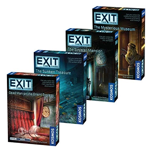 EXIT: The Game: Dead Man on the Orient Express + EXIT: The Game: Sinister Mansion + EXIT: The Game: Sunken Treasure + EXIT: The Game: Mysterious Museum