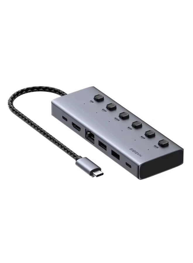 Magnetic USB C Hub - Type-C Android laptop tablet
