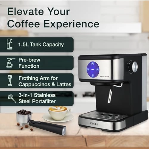 Espresso - 20 Bars Frother 1.5 Liter