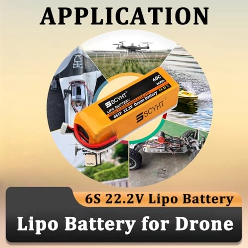 6S Drone Battery - 6000mAh 6500mAh 8000mAh