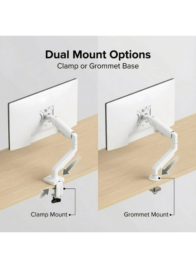 Desktop display single arm bracket - 13-34 inch 75x75/100x100mm