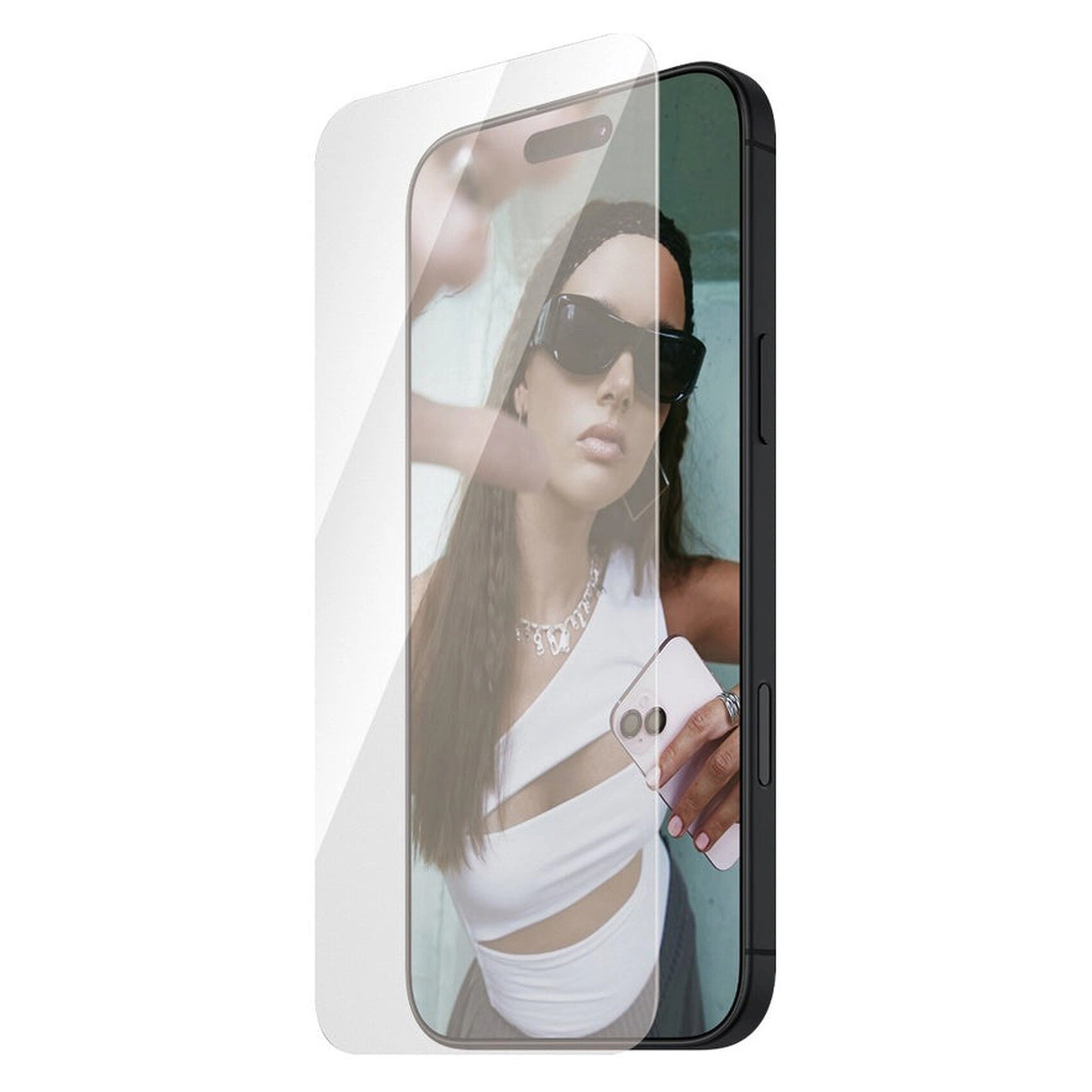 Ultra Wide Clear Tempered Glass Screen Protector for iPhone 16 Pro Max