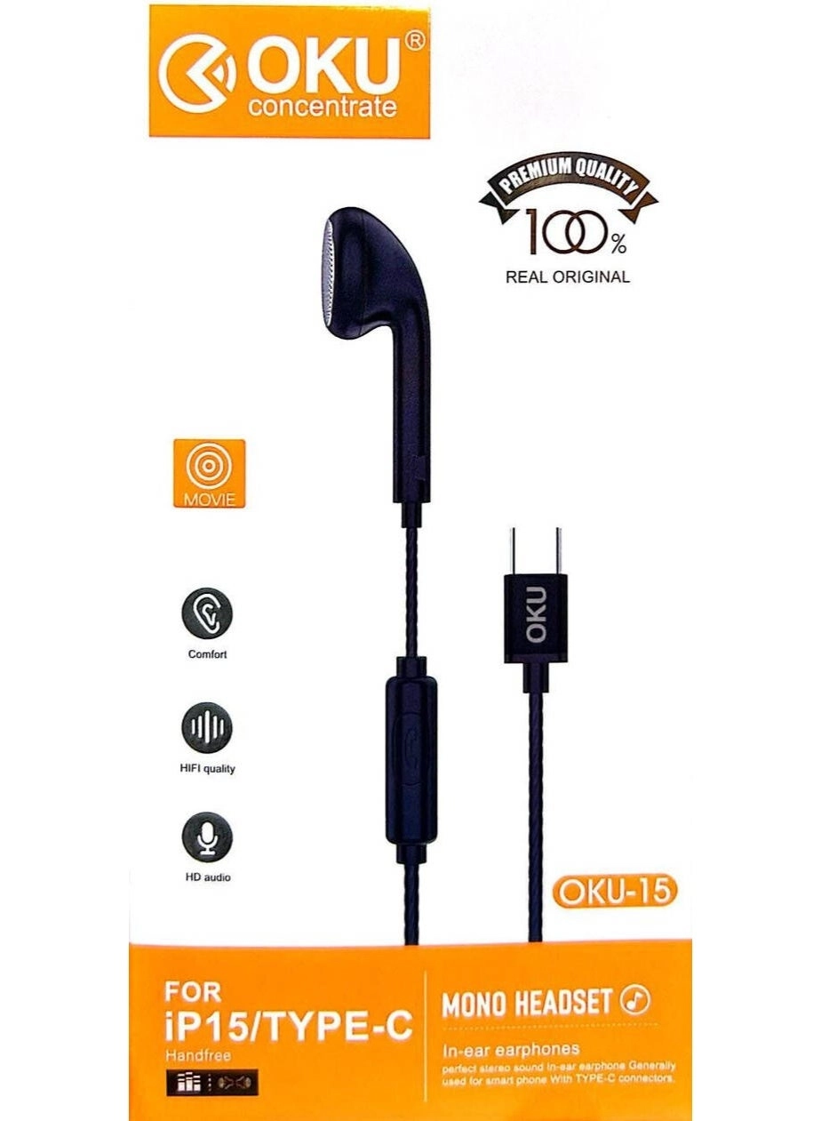 Mono Wired Headphone