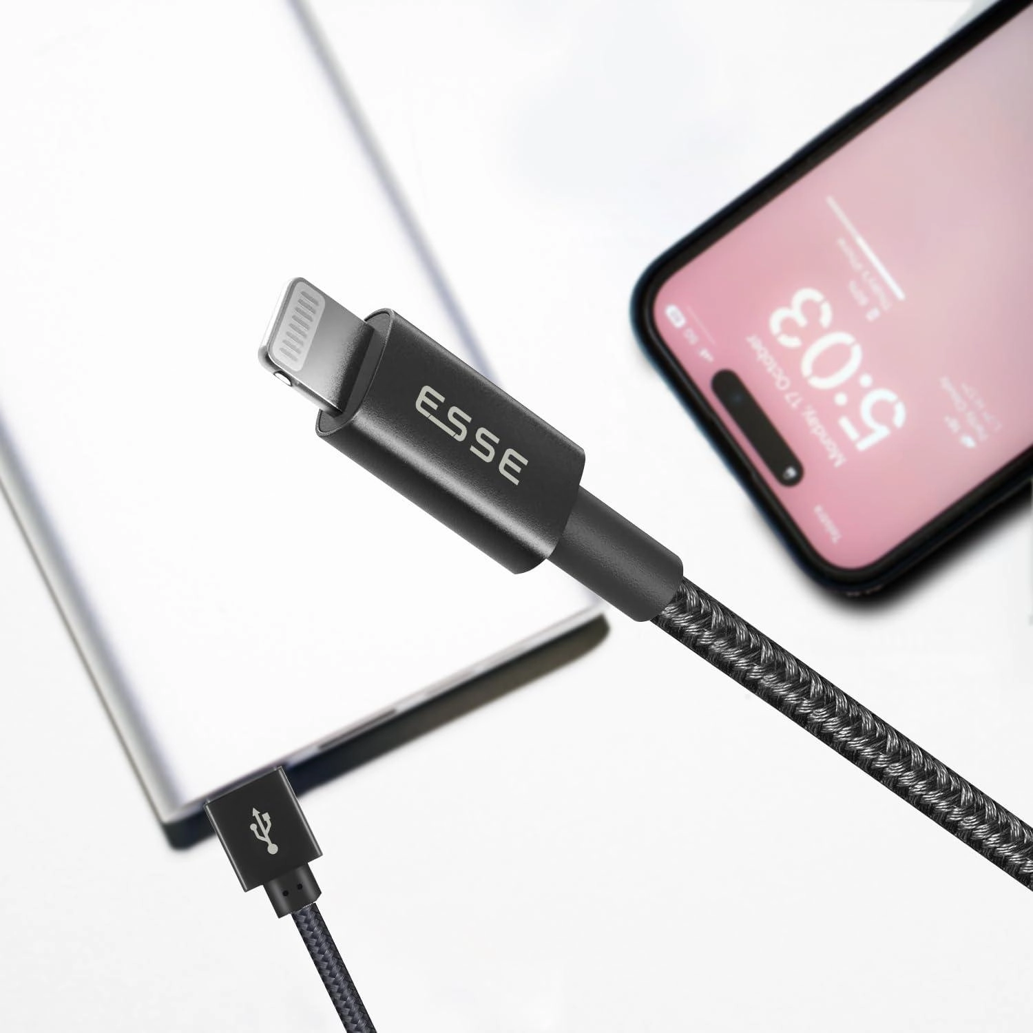 USB To Lightning Cable USB-Type C to Lightning 1m