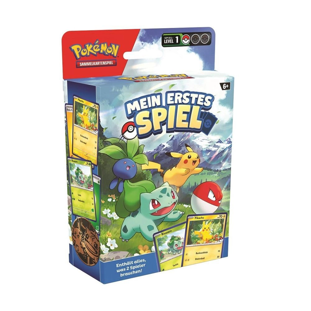 Pokmon Mein erstes Spiel - Bisasam & Pikachu - German 34pcs