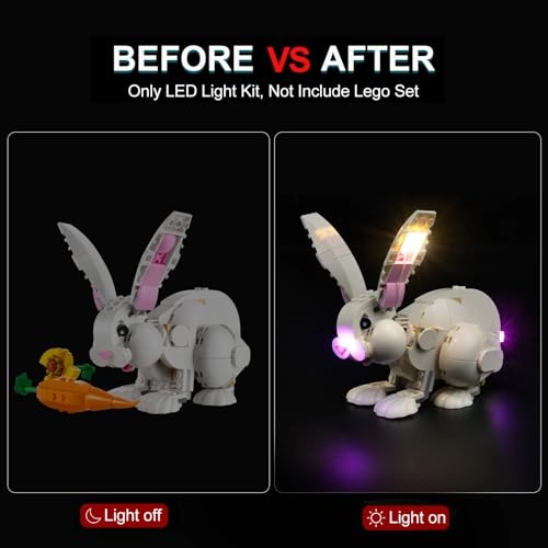 Lighting Set for Lego 31133 - White Rabbit