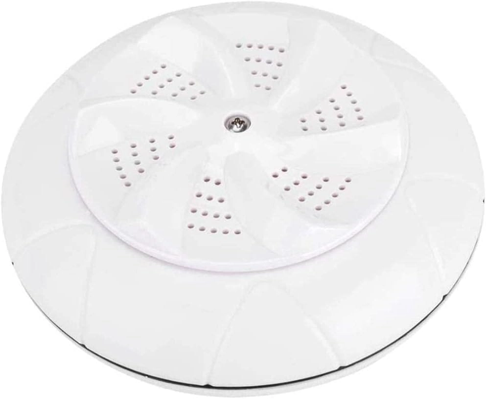 Washing Machine, Mini Travel Portable Household Small Washing Machine, Ultrasound Turbo Washer Laundry(White)