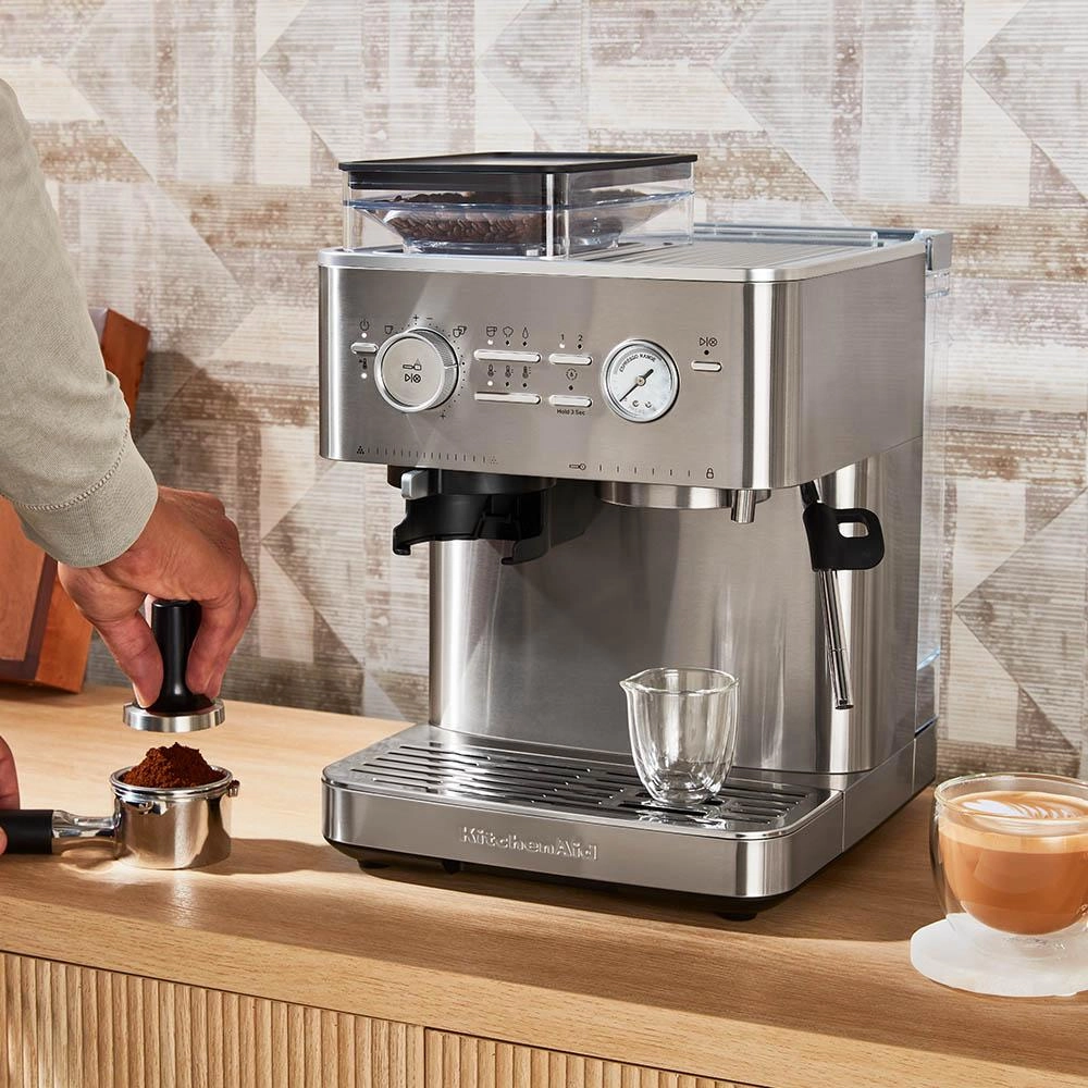 Semi Automatic - Conical Burr Grinder Steam Wand 5KES6551BSX