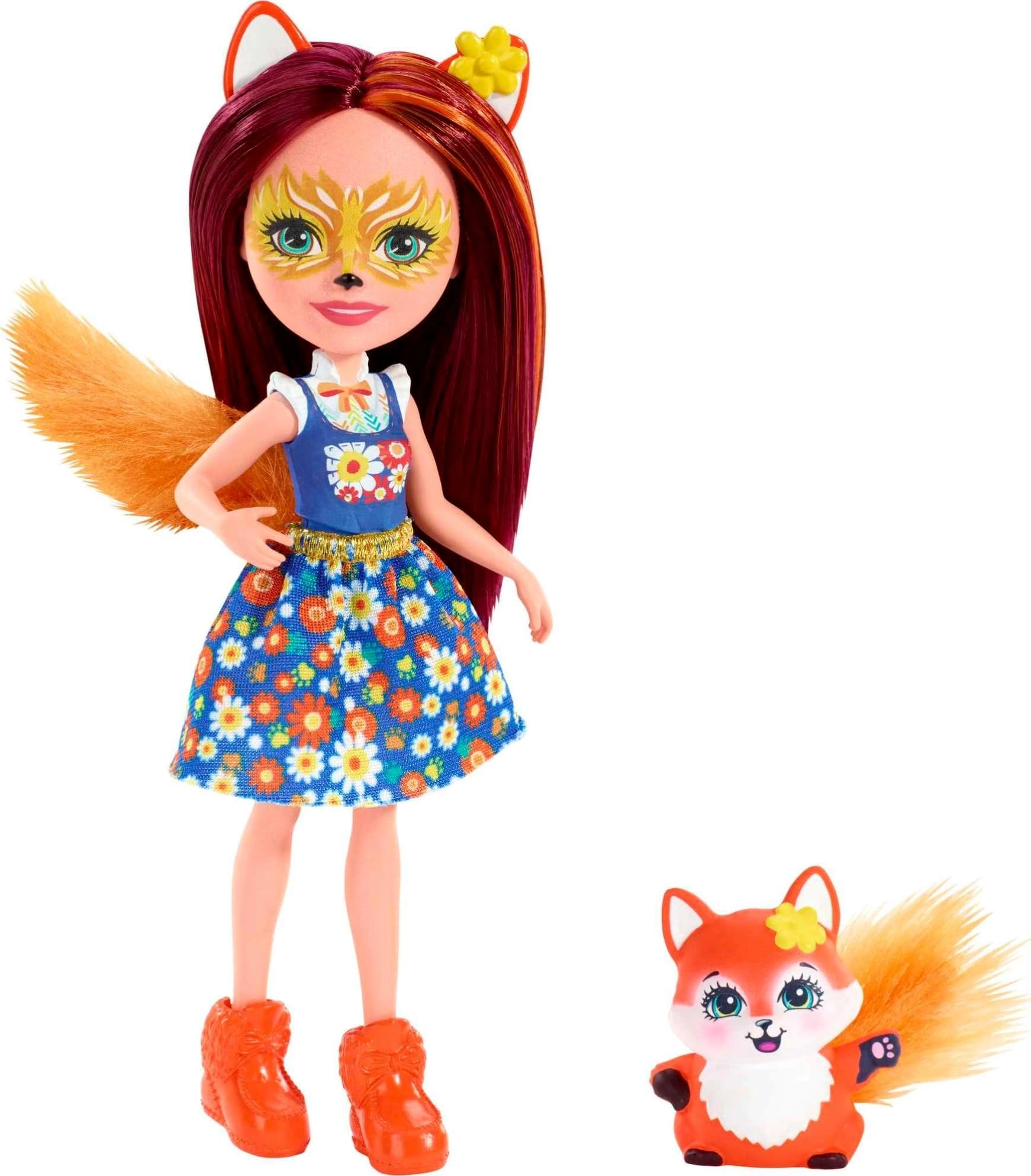 Mattel Felicity Fox Doll - 6-Inch + Flick Figure