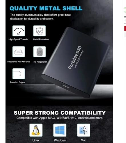 USB 3.2 Type-C External SSD - 1TB