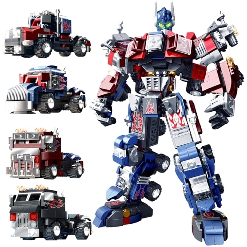4in1 Transforming Building Block Set - 649 pcs