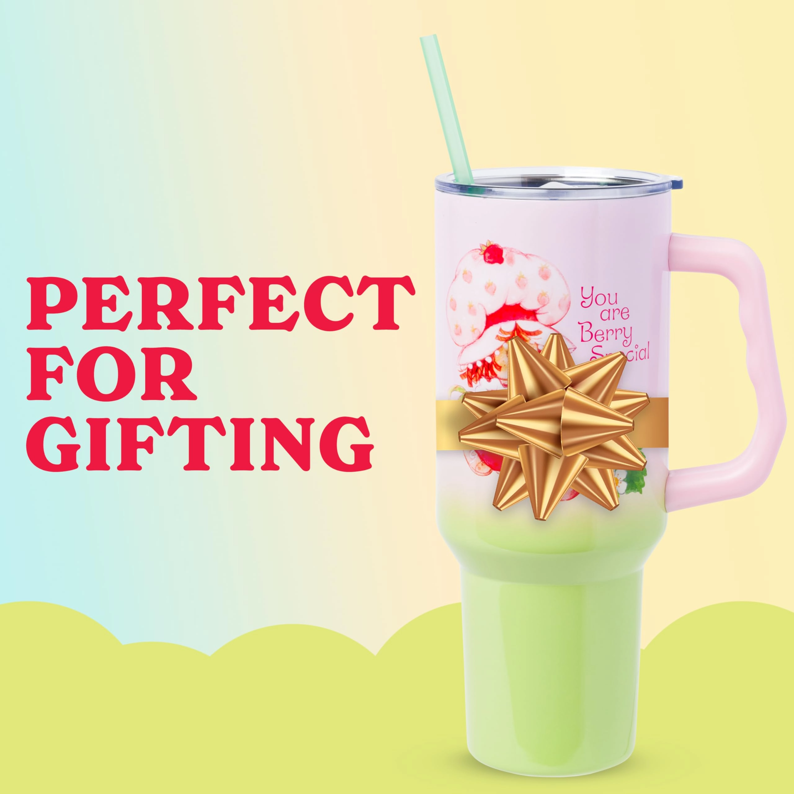 Stainless Steel Strawberry Shortcake You are Berry Special Tumbler - 1183ml
