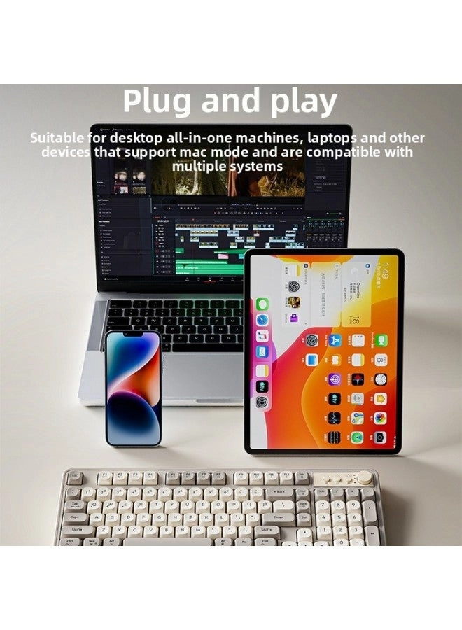 L1 Mechanical Feel Silent Keyboard - Wired/Wireless