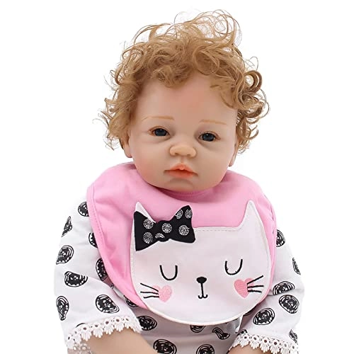 Reborn Baby Doll - 22 Inch Vinyl Brown Eyes