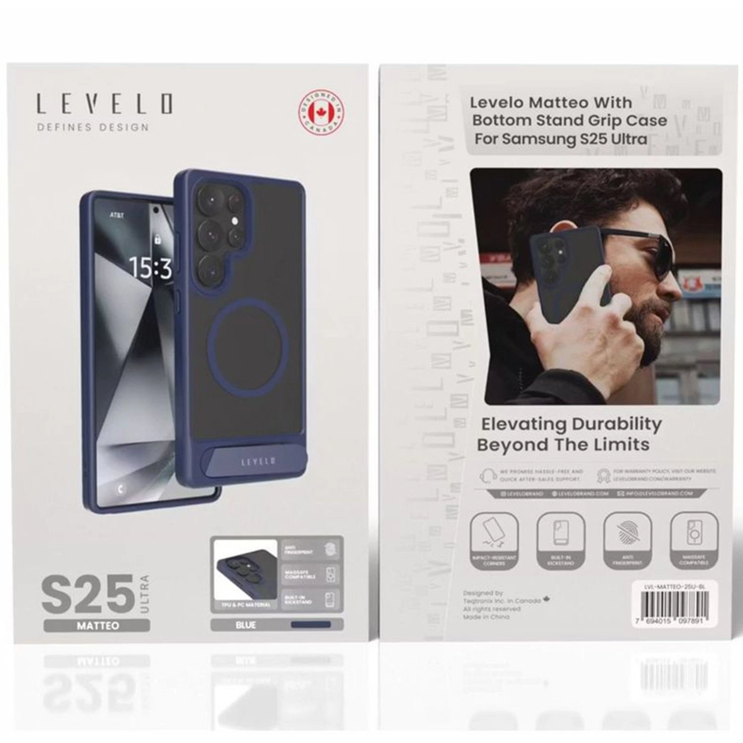 Matteo Grip Case with MagSafe for Samsung Galaxy S25 Ultra