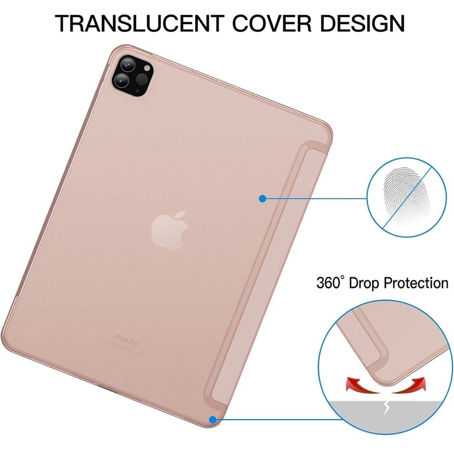 Flip Case with Pencil Holder for iPad 10.2-inch