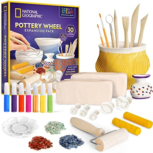 Blue Marble National Geographic Pottery Wheel Refill Kit - Air Dry Clay 908g