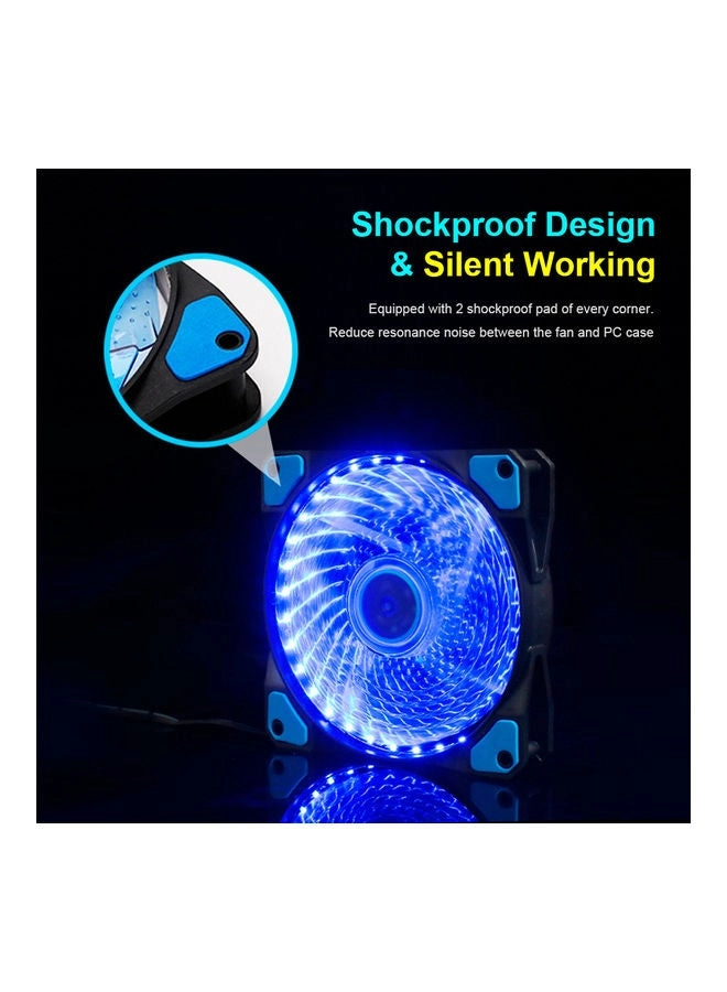 CPU LED Water Cooling Cooler - 80x80mm