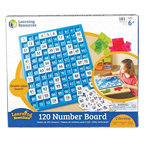 120 Number Board - 6+ 181 pieces