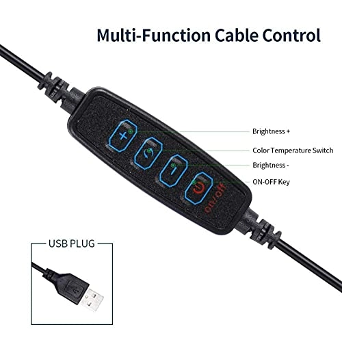 Ring Light LED - 6" Tripod 3 Light Modes