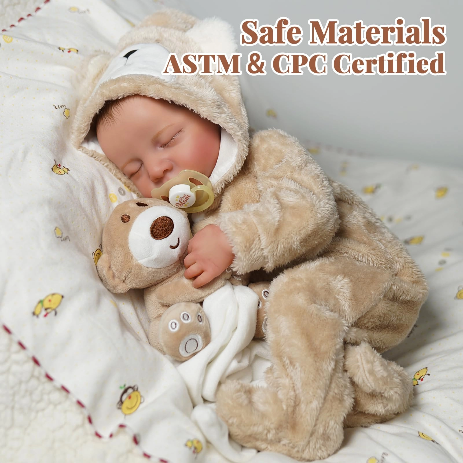 Reborn Baby Doll - 17Inch Vinyl Boy Ages 3+