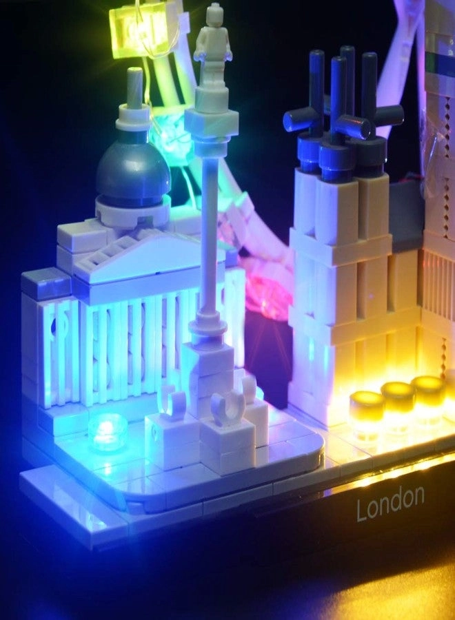 London Skyline Set - Led Lighting Kit Compatible with Lego 21034