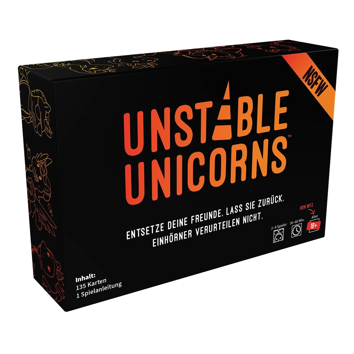 Asmodee Unstable Unicorns NSFW - Card Game (German)