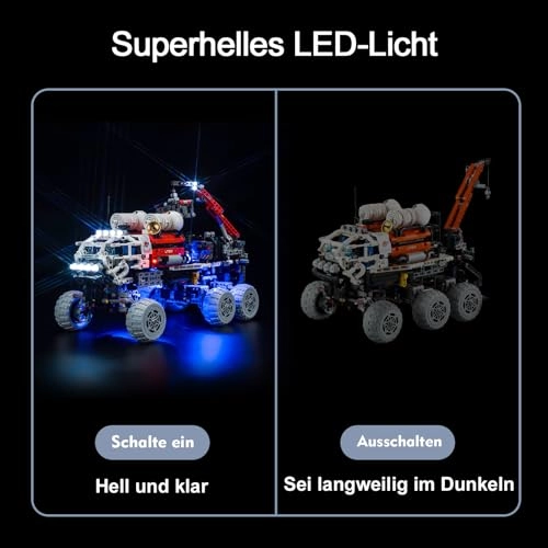 LED Light Set for LEGO 42180 Mars Crew Exploration Rover - Copper