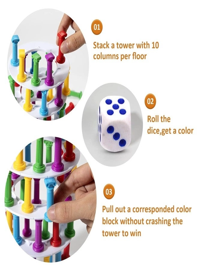 Kidology Tumbling Tower Game Multicolor