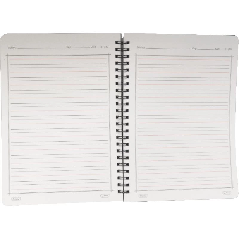 Notebook 19 X 26 cm Spiral - Grid 100 Sheets