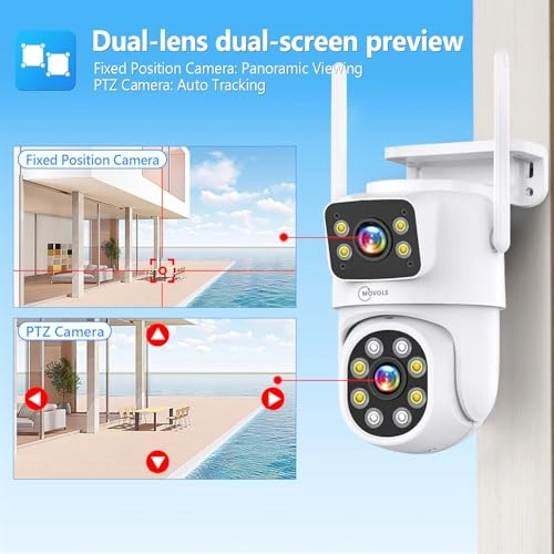 Wireless Security Camera System - 8pcs 16CH 4MP+4MP